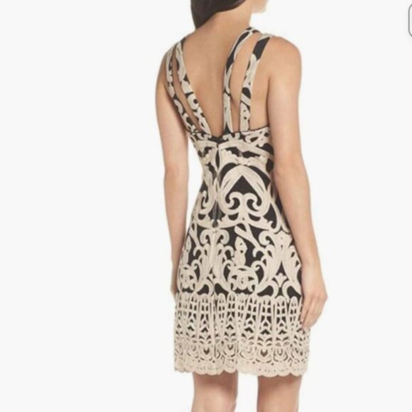 Foxiedox NWT Blush & Black Strappy Dress - Picture 2 of 16